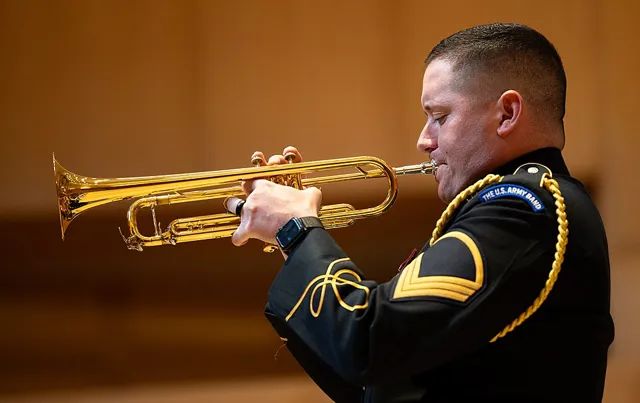 The U.S. Army Blues perform at the 2025 International Trumpet Guild annual convention in Salt Lake City, Utah on May 31, 2025 - 166